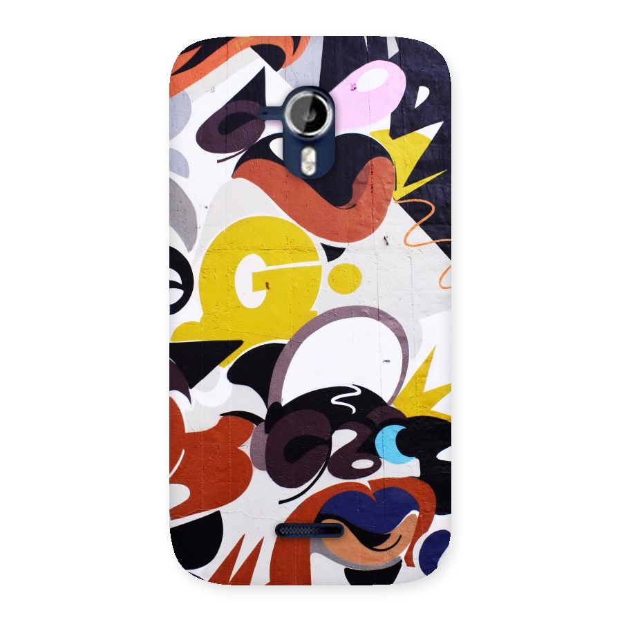Graffiti Wall Back Case for Micromax Canvas Magnus A117