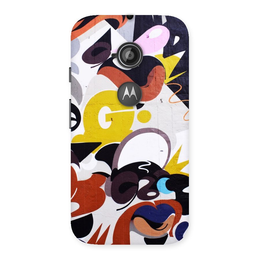 Graffiti Wall Back Case for Moto E 2nd Gen