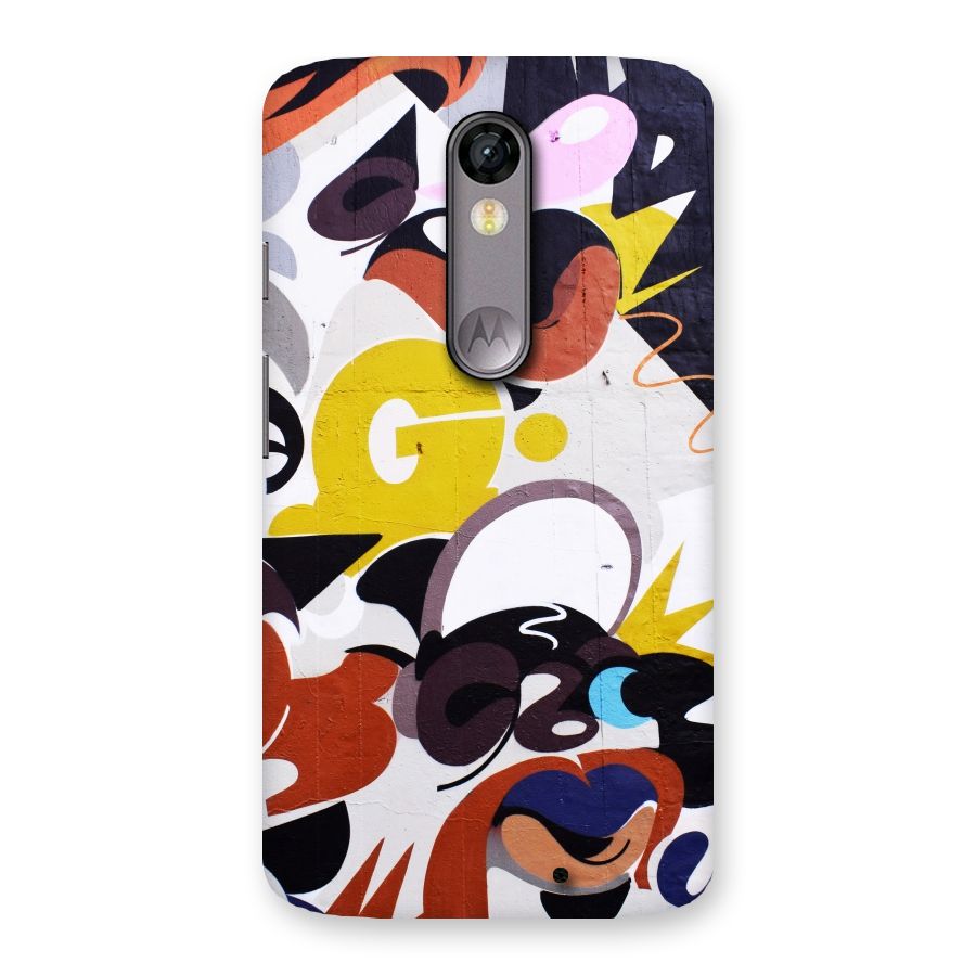 Graffiti Wall Back Case for Moto X Force