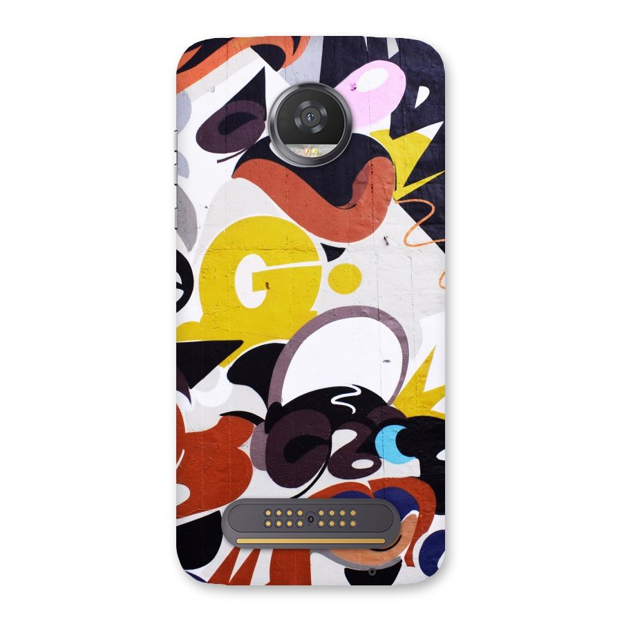 Graffiti Wall Back Case for Moto Z2 Play