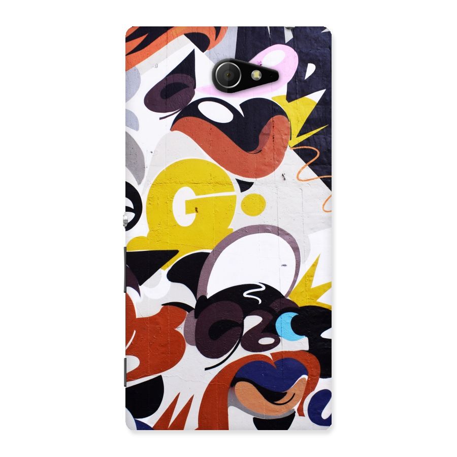 Graffiti Wall Back Case for Sony Xperia M2