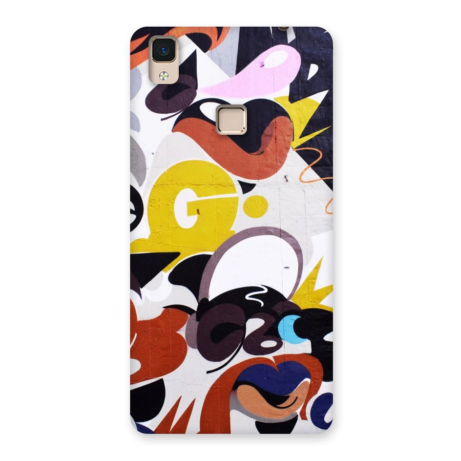 Graffiti Wall Back Case for V3 Max