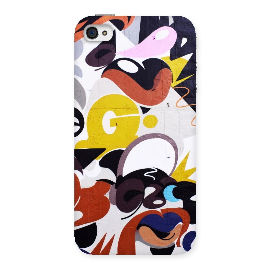 Graffiti Wall Back Case for iPhone 4 4s