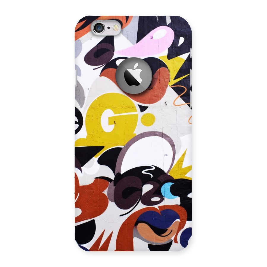 Graffiti Wall Back Case for iPhone 6 Logo Cut