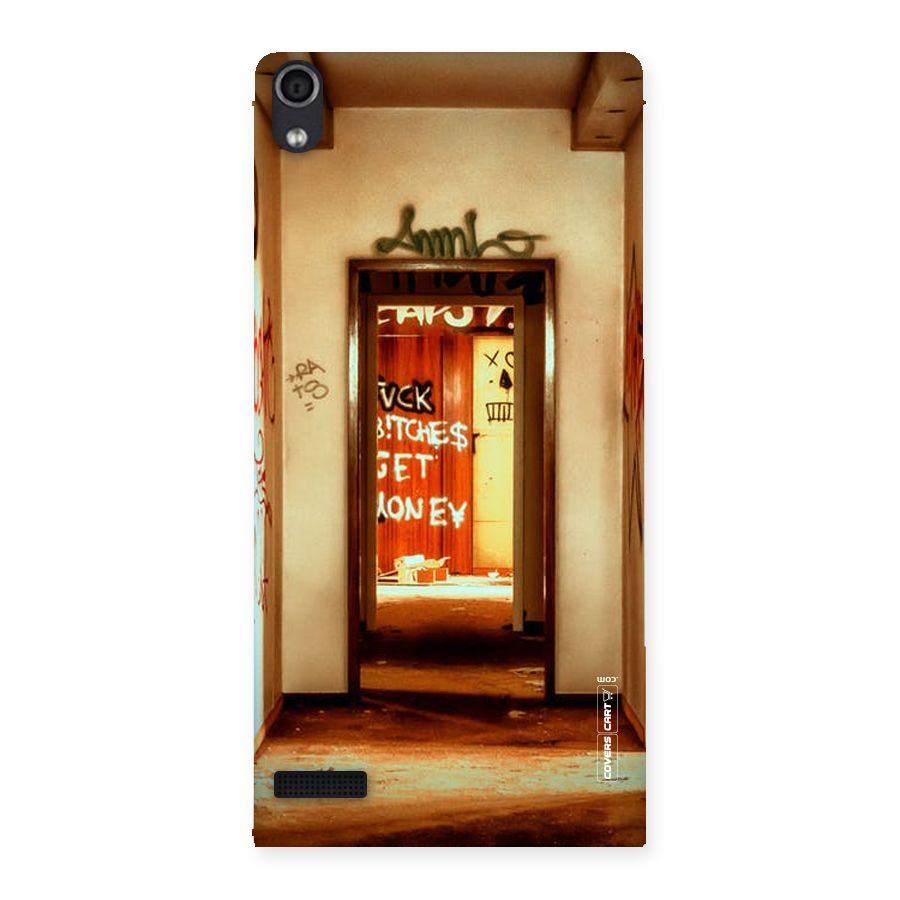Grafitty Door Back Case for Ascend P6
