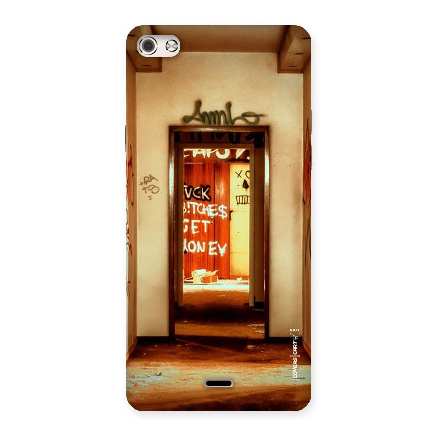 Grafitty Door Back Case for Micromax Canvas Silver 5