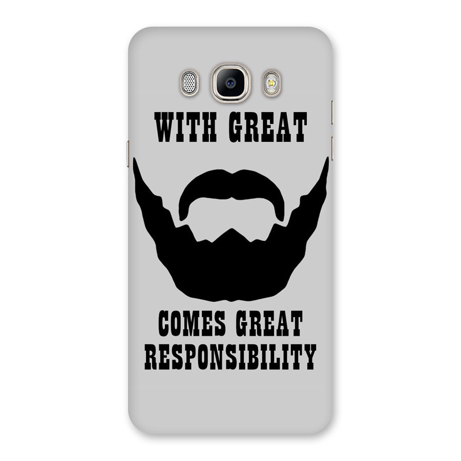 Great Beard Great Responsibility Back Case for Galaxy On8