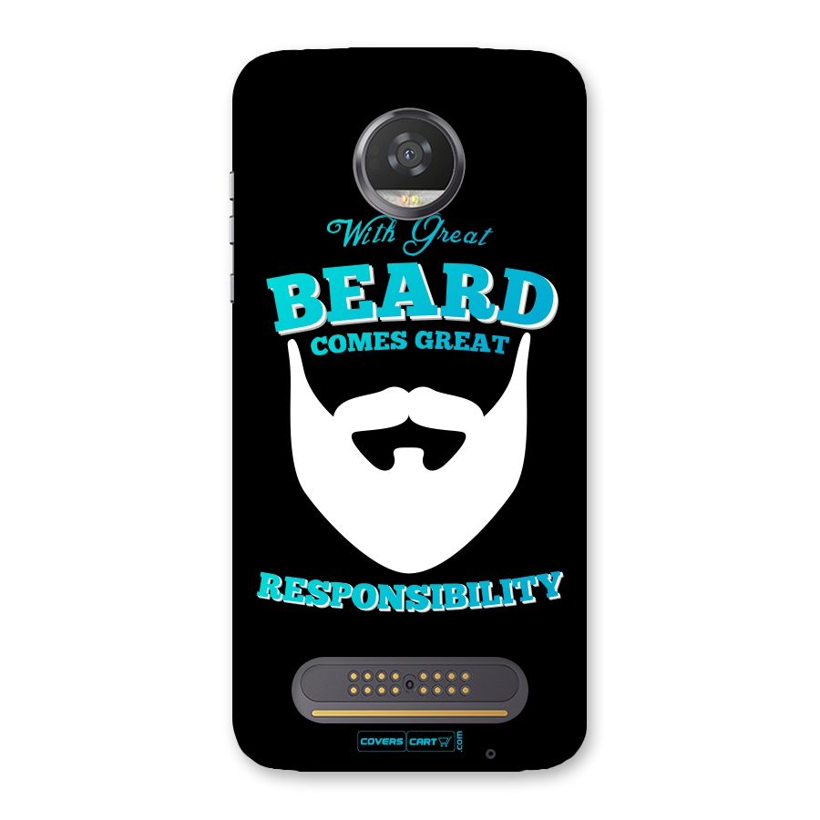 Great Beard Back Case for Moto Z2 Play