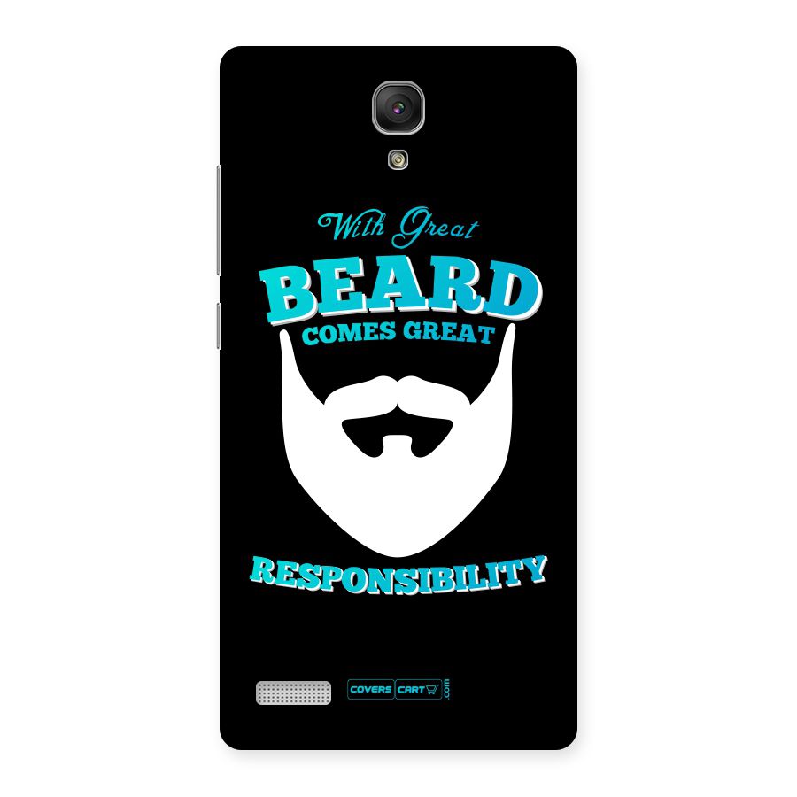 Great Beard Back Case for Redmi Note Prime