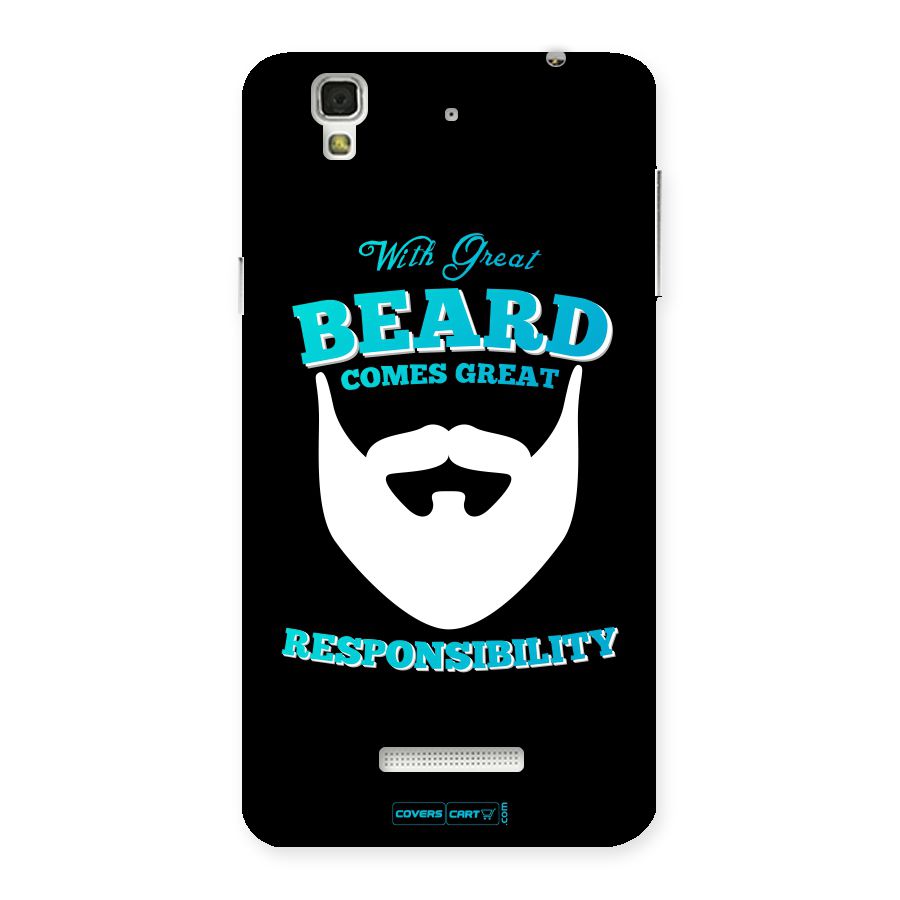 Great Beard Back Case for YU Yureka Plus