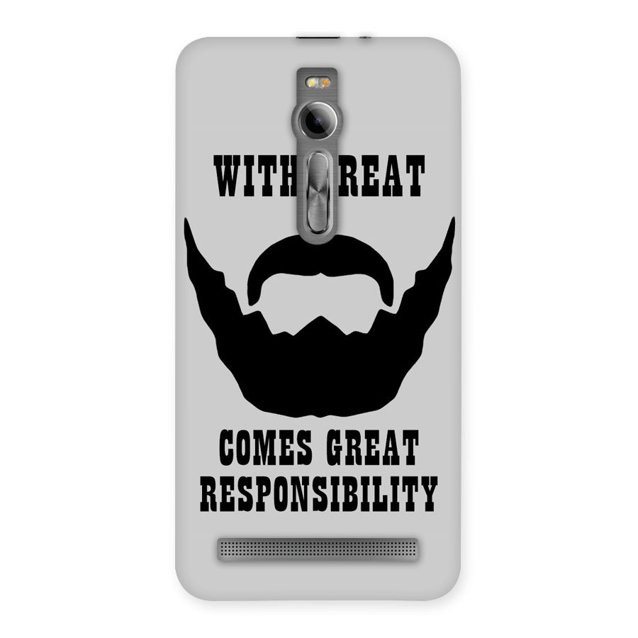 Great Beard Great Responsibility Back Case for Asus Zenfone 2