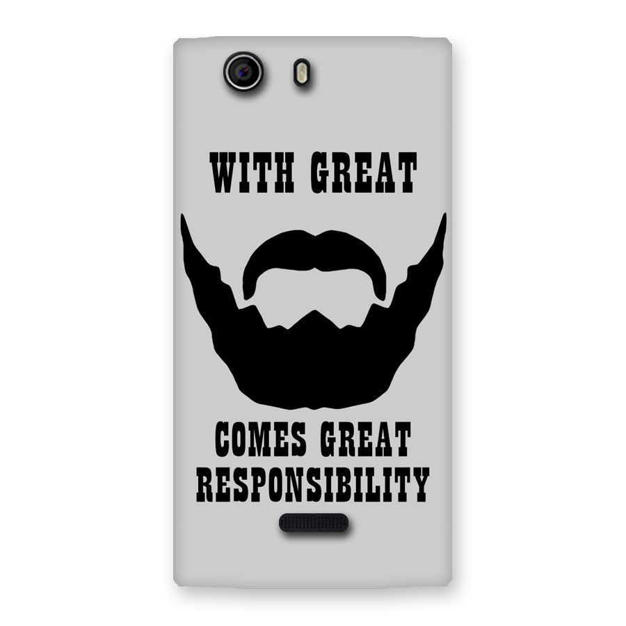 Great Beard Great Responsibility Back Case for Canvas Nitro 2 E311