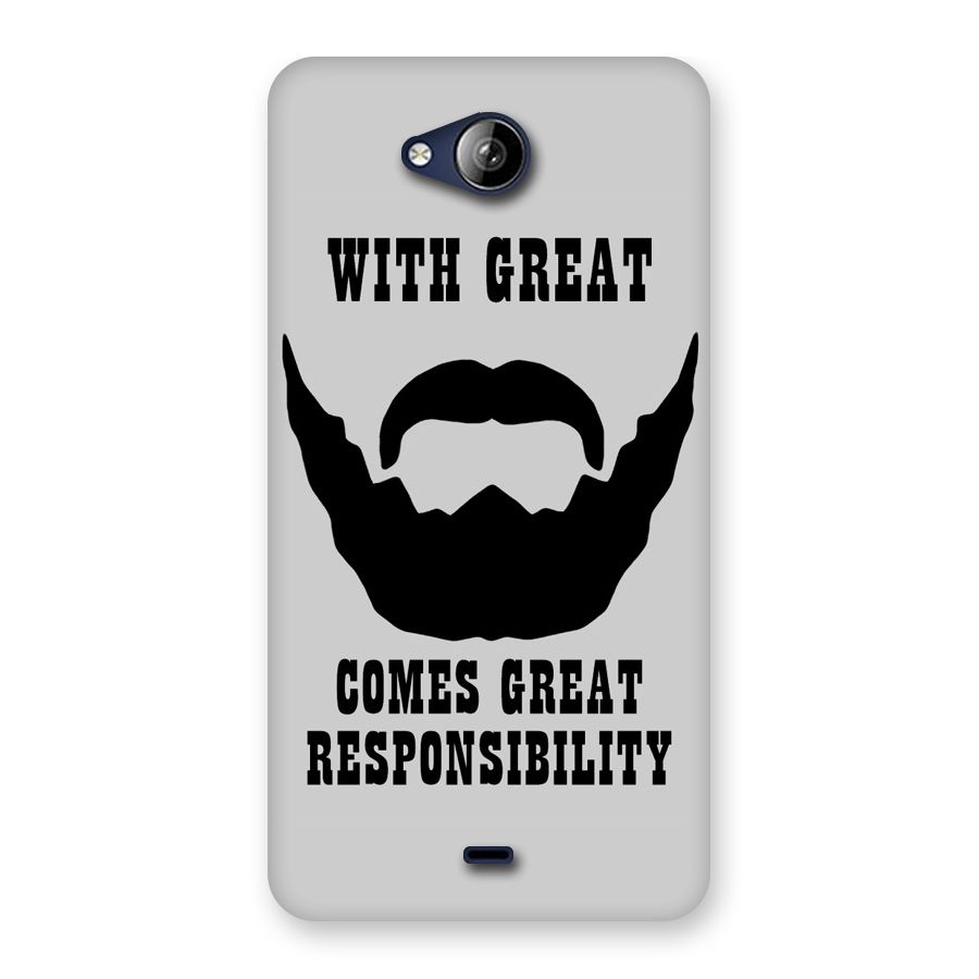Great Beard Great Responsibility Back Case for Canvas Play Q355