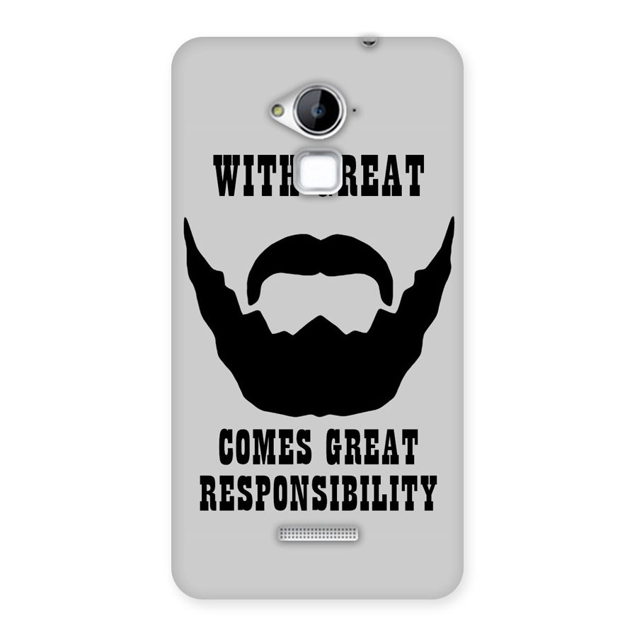 Great Beard Great Responsibility Back Case for Coolpad Note 3