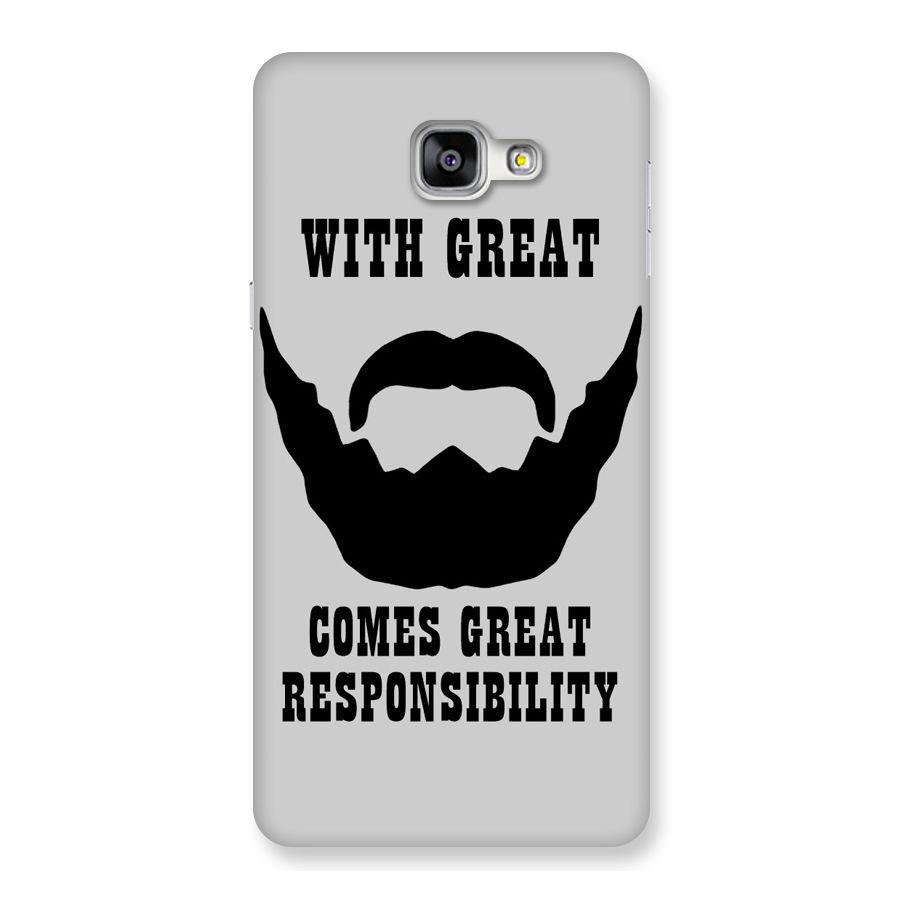 Great Beard Great Responsibility Back Case for Galaxy A9