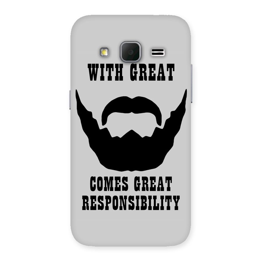 Great Beard Great Responsibility Back Case for Galaxy Core Prime