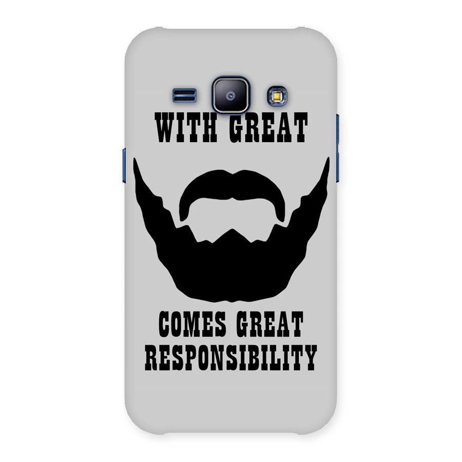 Great Beard Great Responsibility Back Case for Galaxy J1