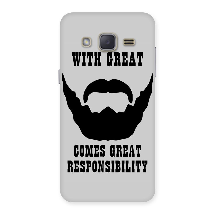 Great Beard Great Responsibility Back Case for Galaxy J2