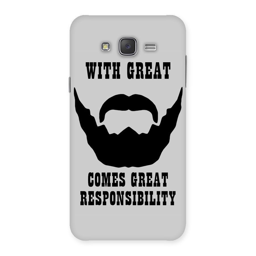 Great Beard Great Responsibility Back Case for Galaxy J7