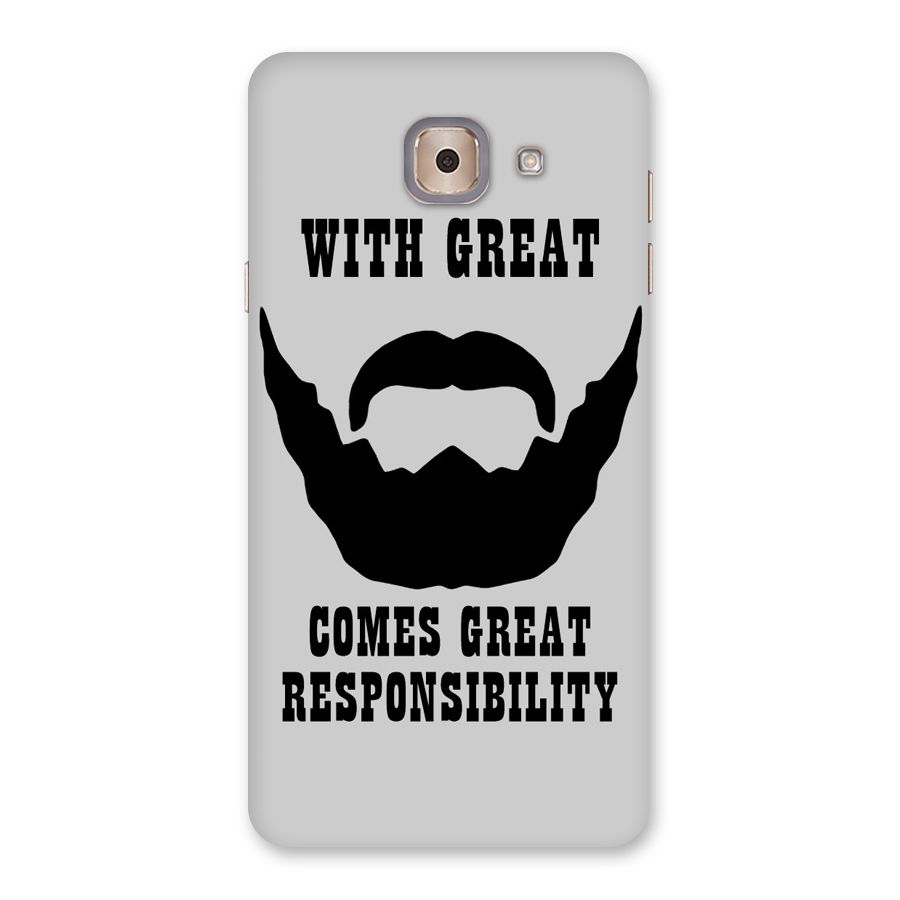 Great Beard Great Responsibility Back Case for Galaxy J7 Max