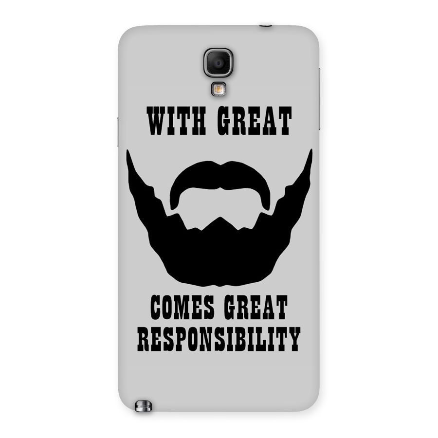 Great Beard Great Responsibility Back Case for Galaxy Note 3 Neo