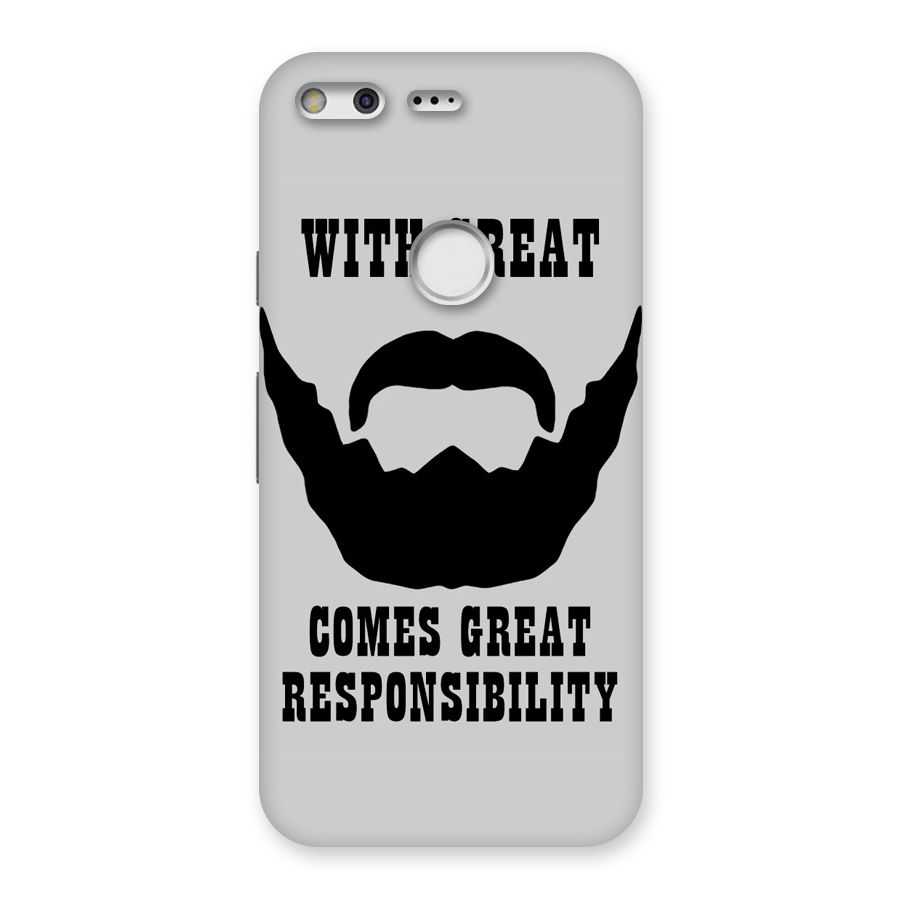 Great Beard Great Responsibility Back Case for Google Pixel