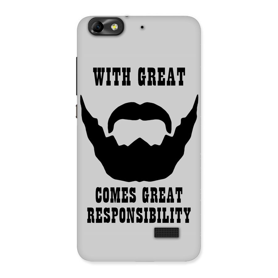 Great Beard Great Responsibility Back Case for Honor 4C