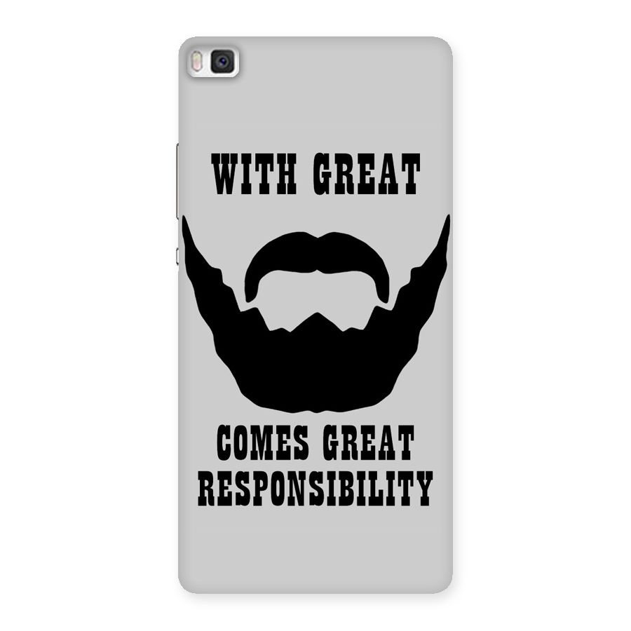 Great Beard Great Responsibility Back Case for Huawei P8