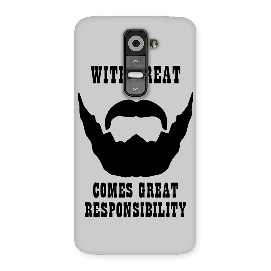 Great Beard Great Responsibility Back Case for LG G2