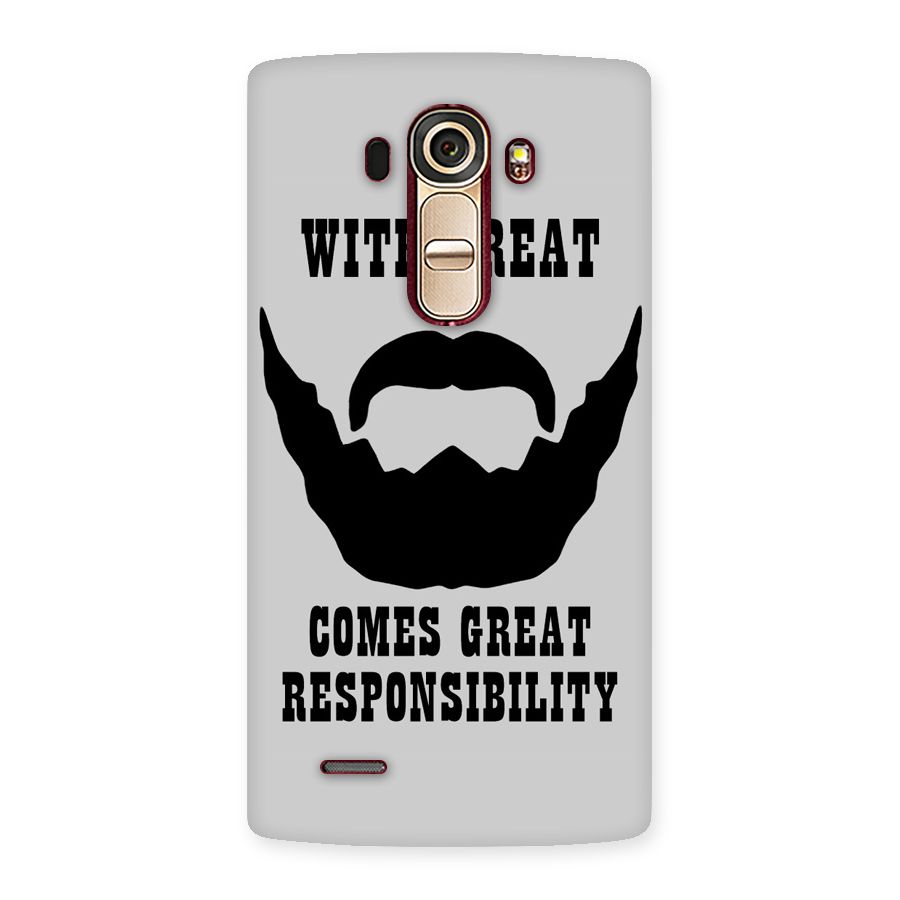 Great Beard Great Responsibility Back Case for LG G4