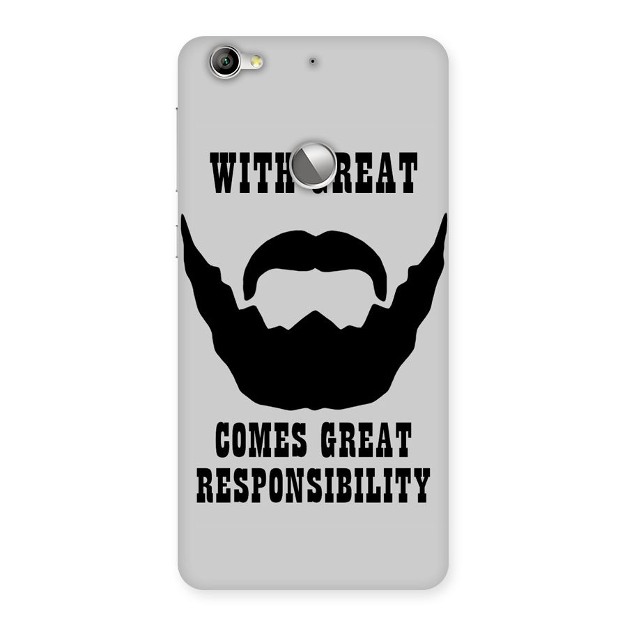 Great Beard Great Responsibility Back Case for LeTV Le 1s
