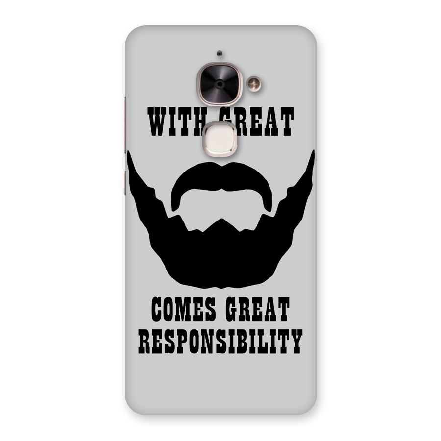 Great Beard Great Responsibility Back Case for Le 2