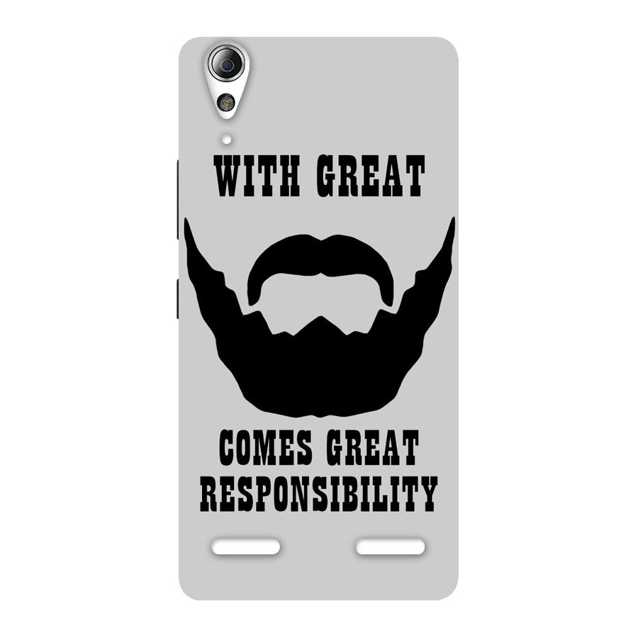 Great Beard Great Responsibility Back Case for Lenovo A6000
