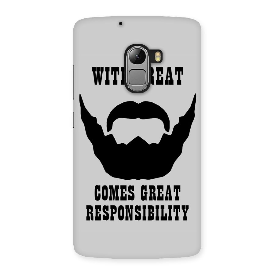 Great Beard Great Responsibility Back Case for Lenovo K4 Note