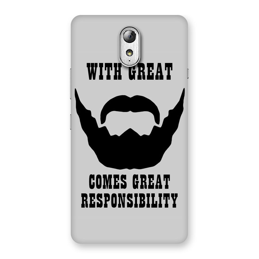 Great Beard Great Responsibility Back Case for Lenovo Vibe P1M