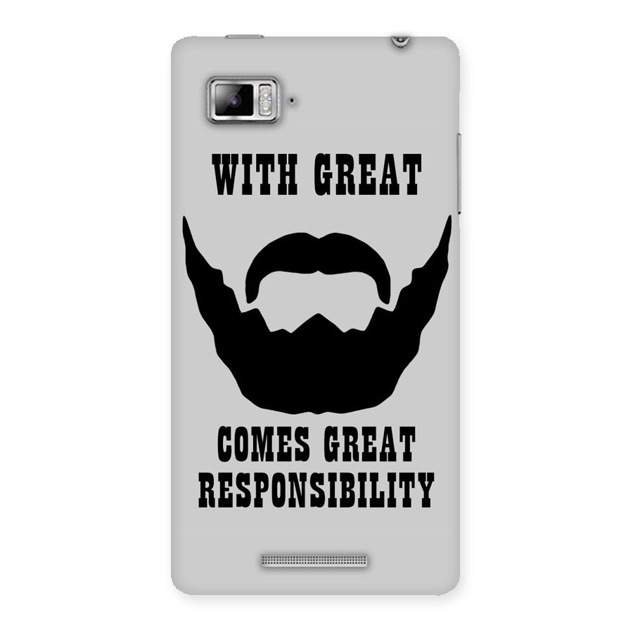 Great Beard Great Responsibility Back Case for Lenovo Vibe Z K910
