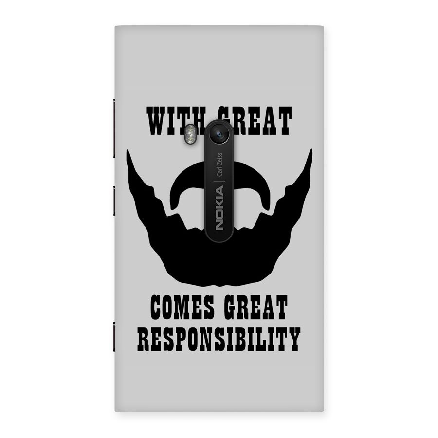 Great Beard Great Responsibility Back Case for Lumia 920
