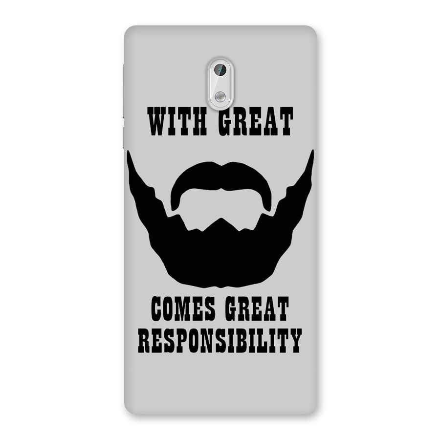Great Beard Great Responsibility Back Case for Nokia 3