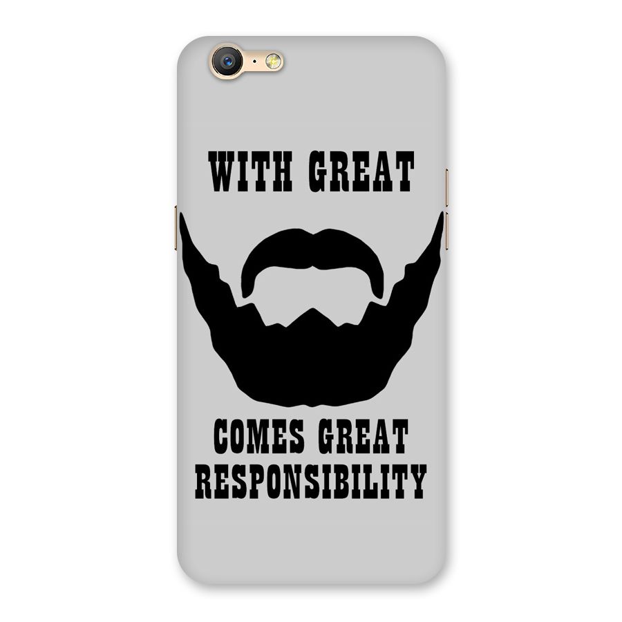 Great Beard Great Responsibility Back Case for Oppo A57