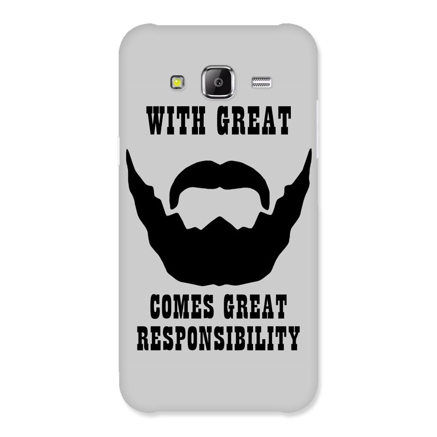 Great Beard Great Responsibility Back Case for Samsung Galaxy J5