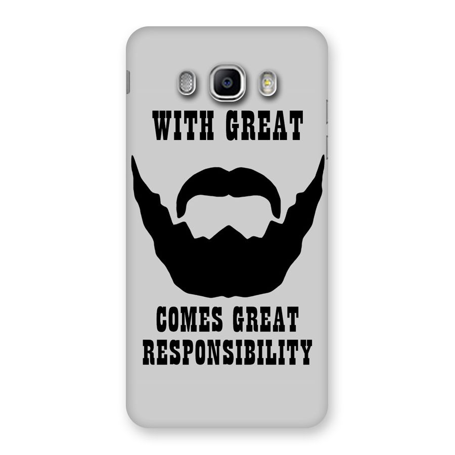 Great Beard Great Responsibility Back Case for Samsung Galaxy J5 2016
