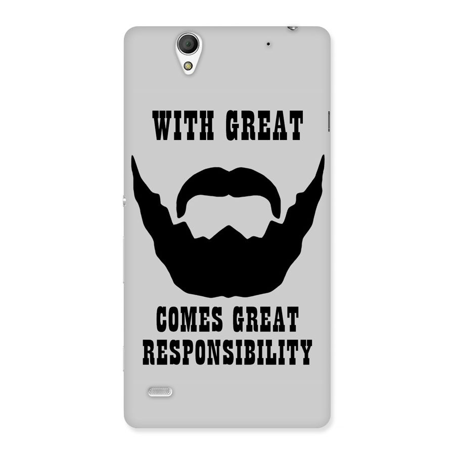 Great Beard Great Responsibility Back Case for Sony Xperia C4