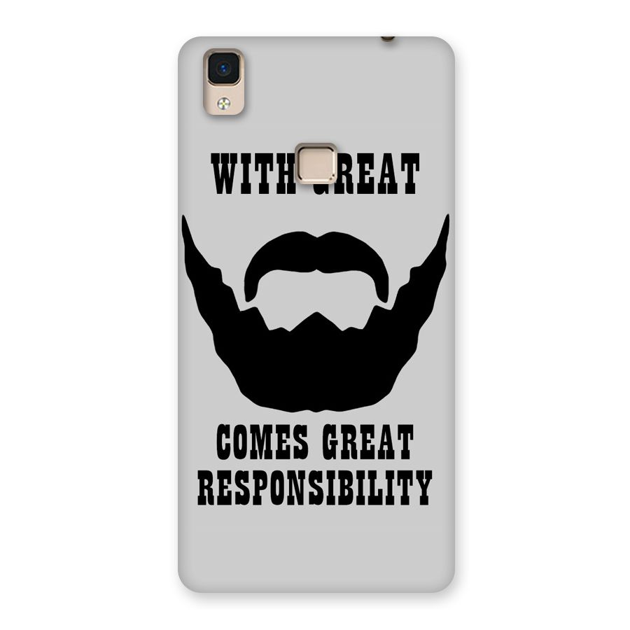 Great Beard Great Responsibility Back Case for V3 Max