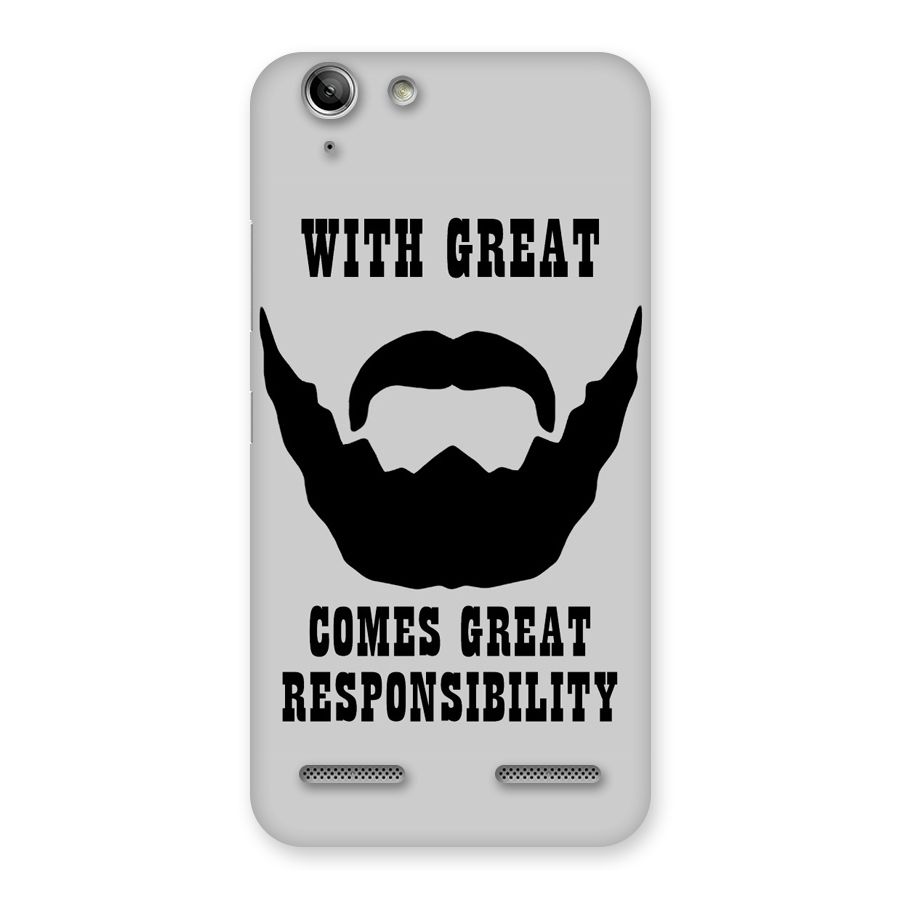 Great Beard Great Responsibility Back Case for Vibe K5 Plus