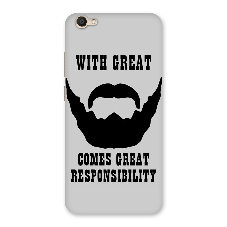 Great Beard Great Responsibility Back Case for Vivo V5