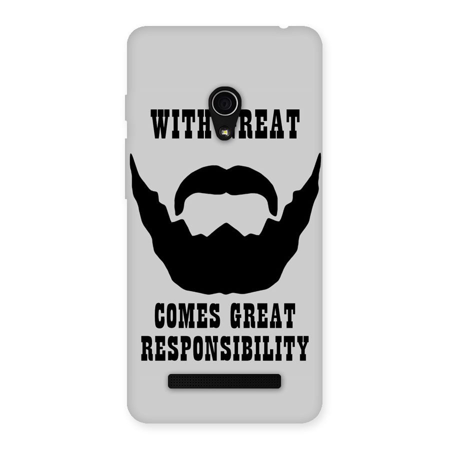 Great Beard Great Responsibility Back Case for Zenfone 5