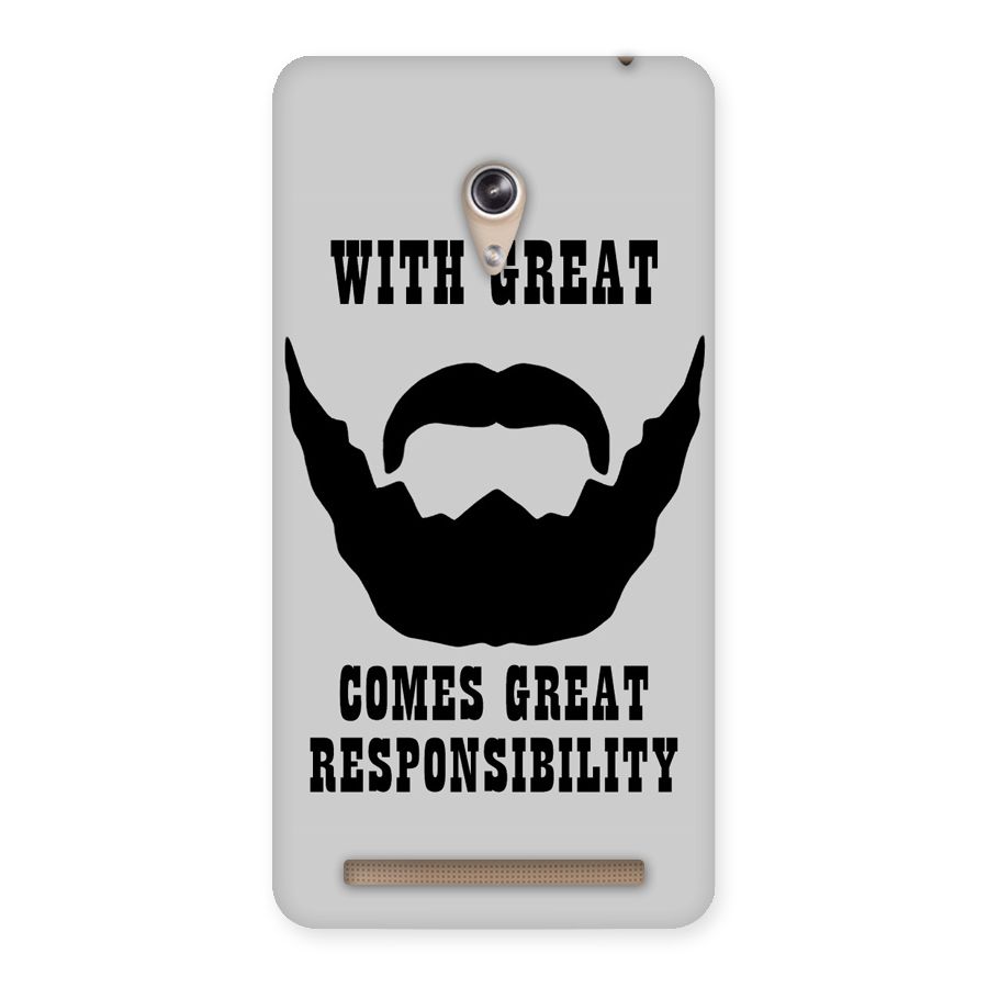 Great Beard Great Responsibility Back Case for Zenfone 6