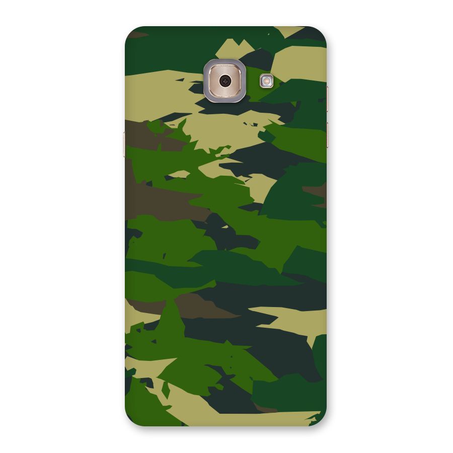 Green Camouflage Army Back Case for Galaxy J7 Max