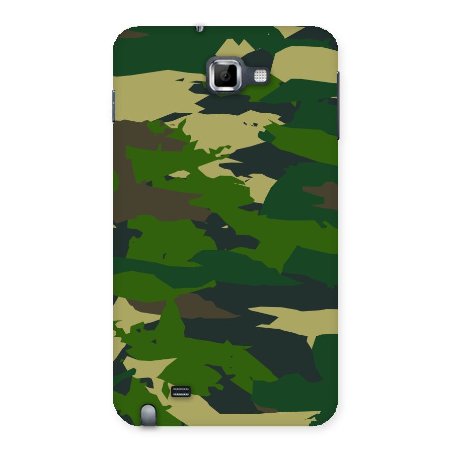 Green Camouflage Army Back Case for Galaxy Note