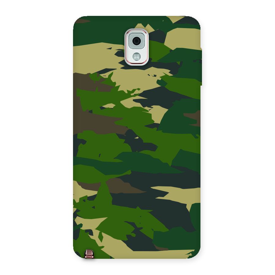 Green Camouflage Army Back Case for Galaxy Note 3